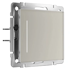 Изображение Умный сенсорный выключатель одноклавишный (дымчатый) W4513641