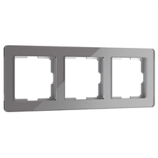 Изображение Рамка на 3 поста Acrylic (графит) W0032704